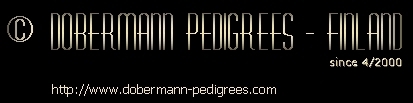 � Dobermann Pedigrees